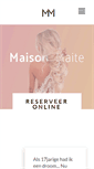 Mobile Screenshot of maisonmaite.be